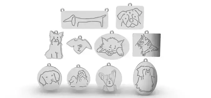 Pets Collection pendants