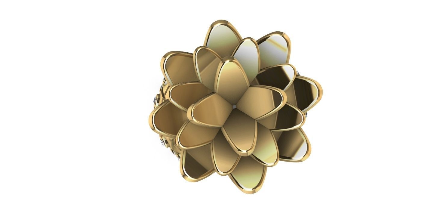 Pineapple Ring - Abacaxi 3D print model_8