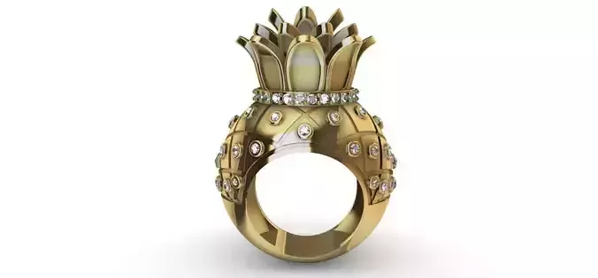 Pineapple Ring - Abacaxi 3D print model