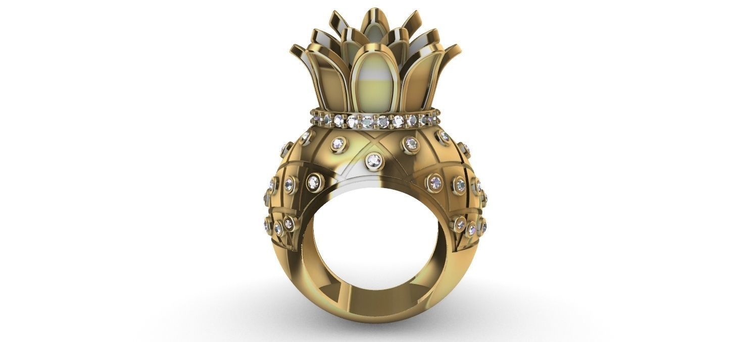 Pineapple Ring - Abacaxi 3D print model_0