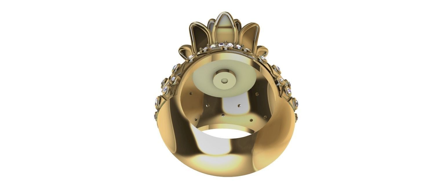 Pineapple Ring - Abacaxi 3D print model_12