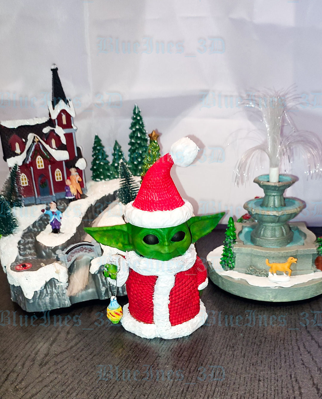 CROCHET SANTA GROGU 3D print model_3