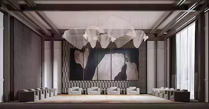 Chinese reception room style New