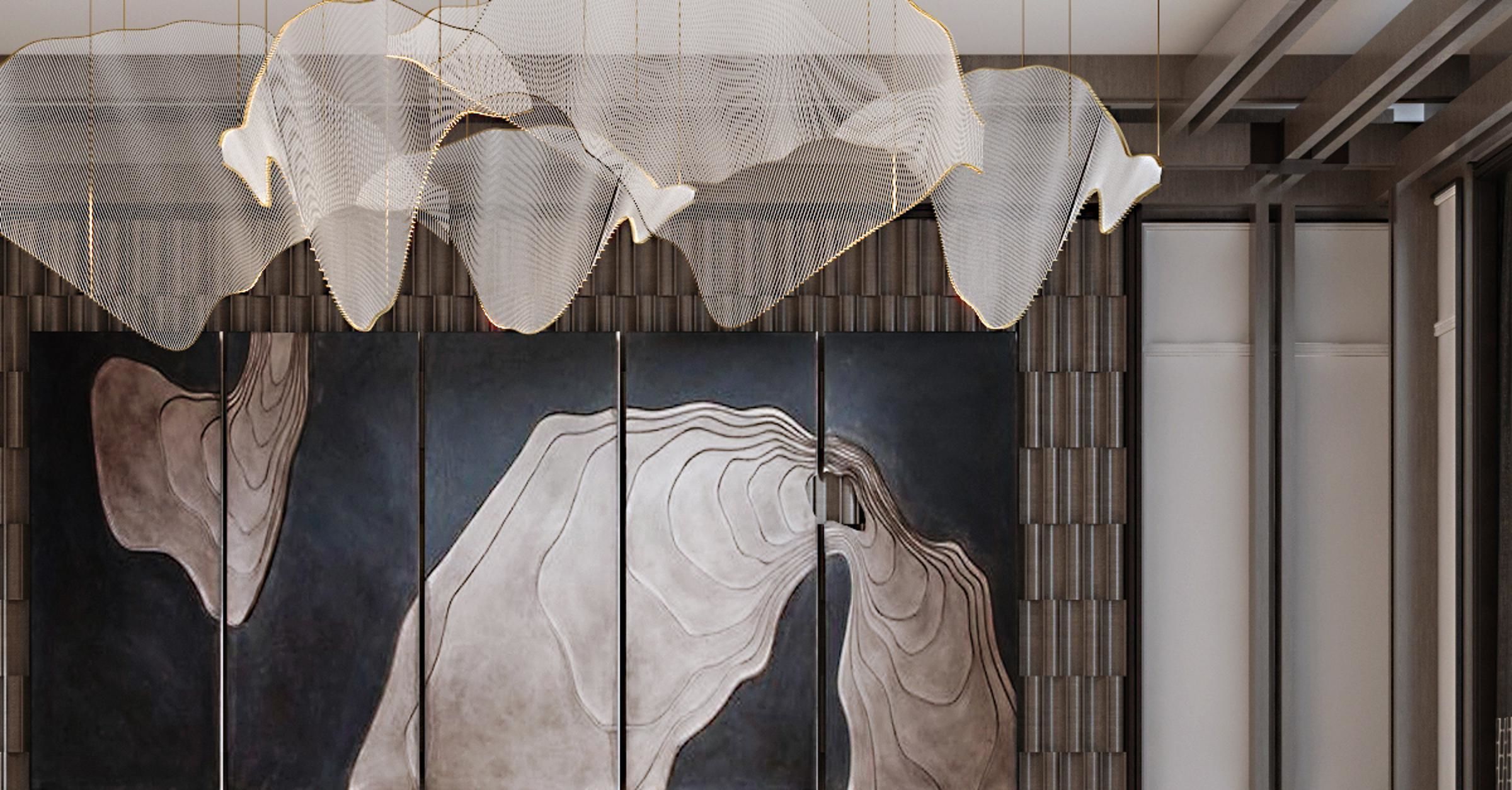 Chinese reception room style New 3D model_3