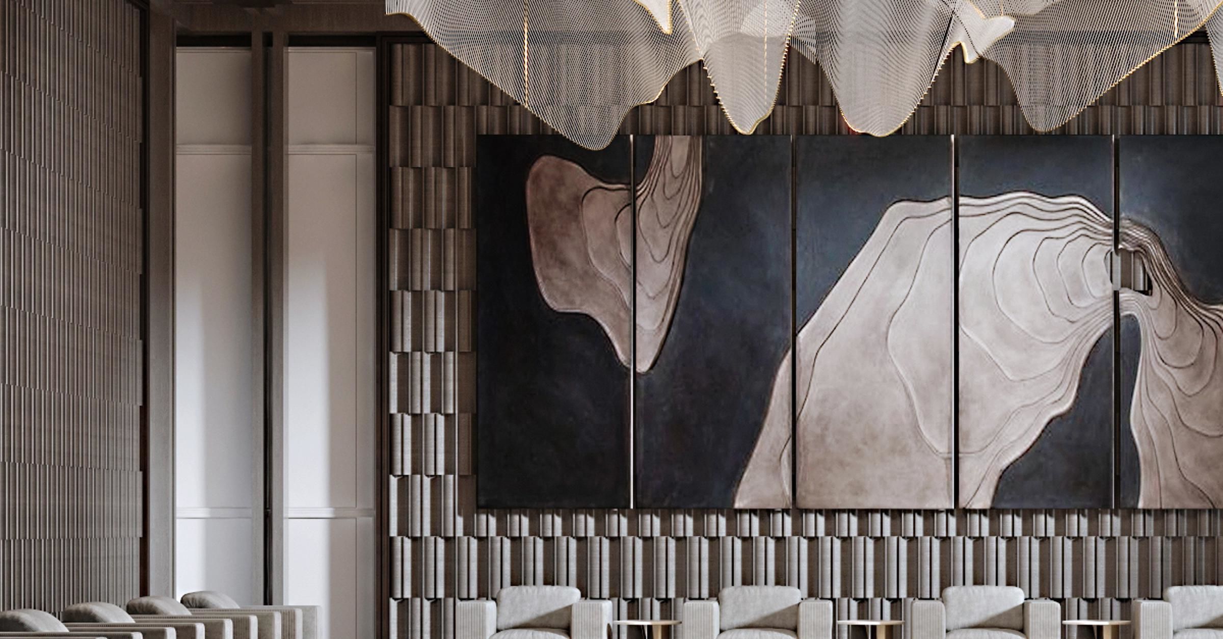 Chinese reception room style New 3D model_1