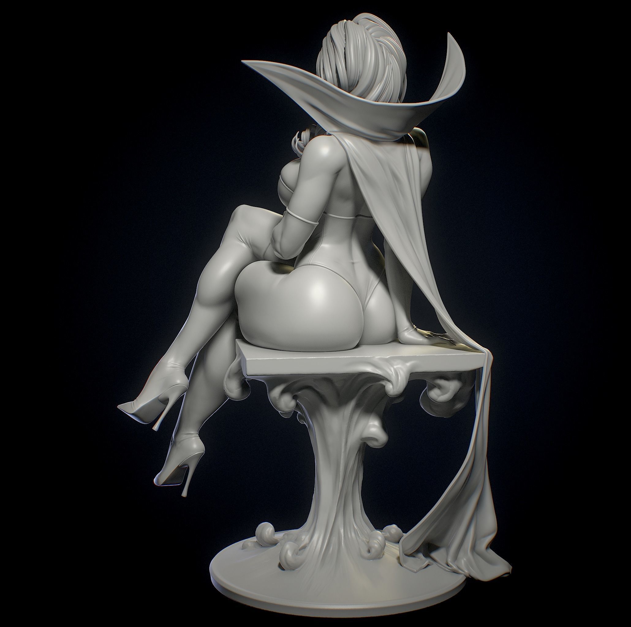 The Dark Queen with NSFW  3D print model_15