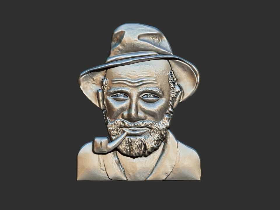 Preto Velho  3D print model_7