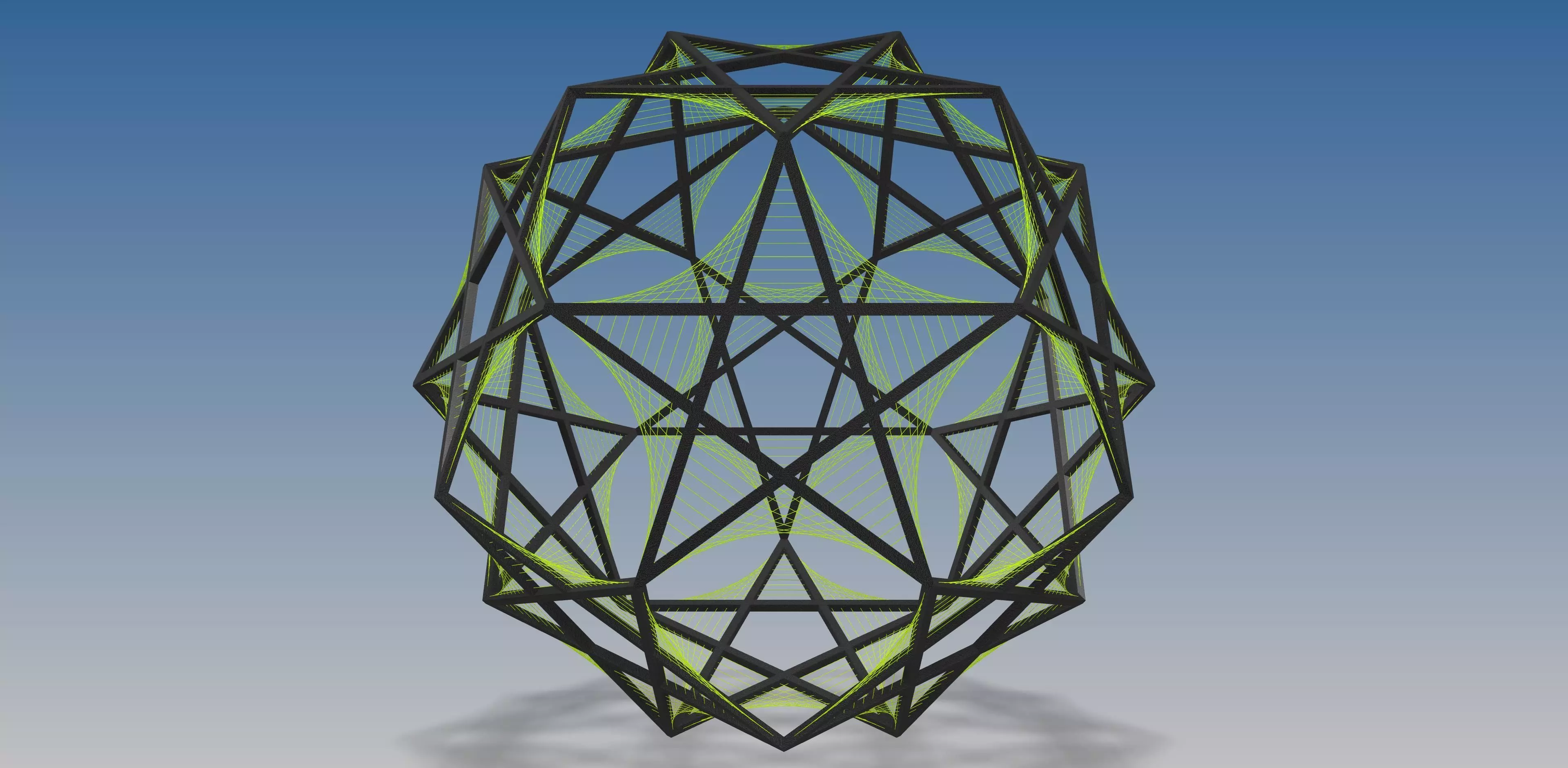 Dodeka dodecahedron 3D print model