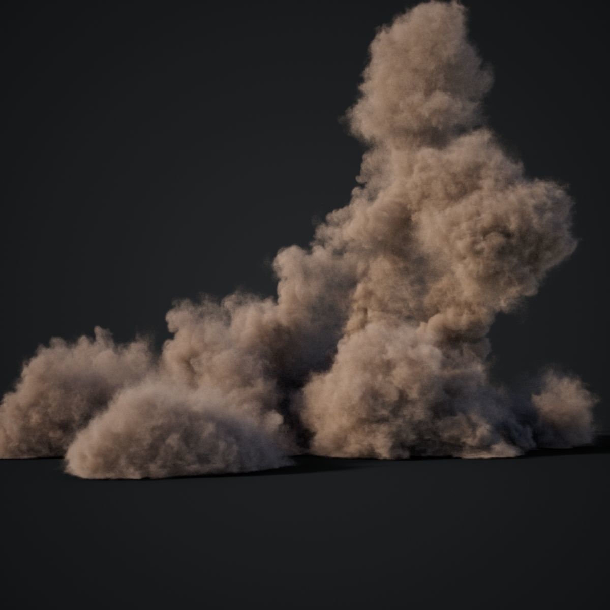 VDB Animated Dust Explosion 8 3D model_7