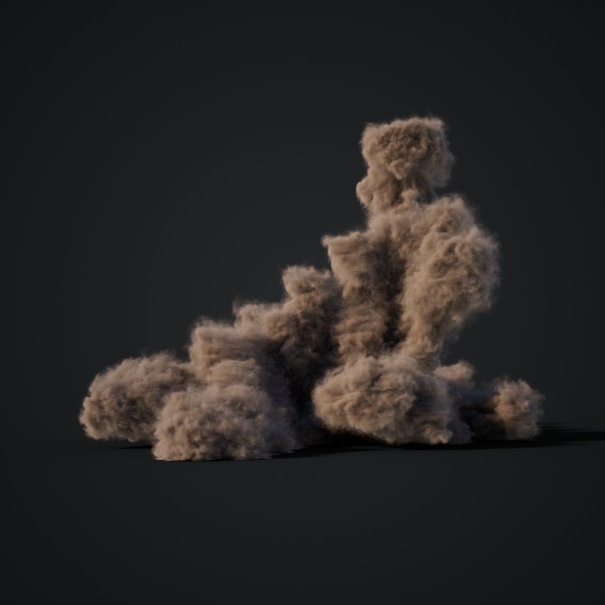 VDB Animated Dust Explosion 8 3D model_4