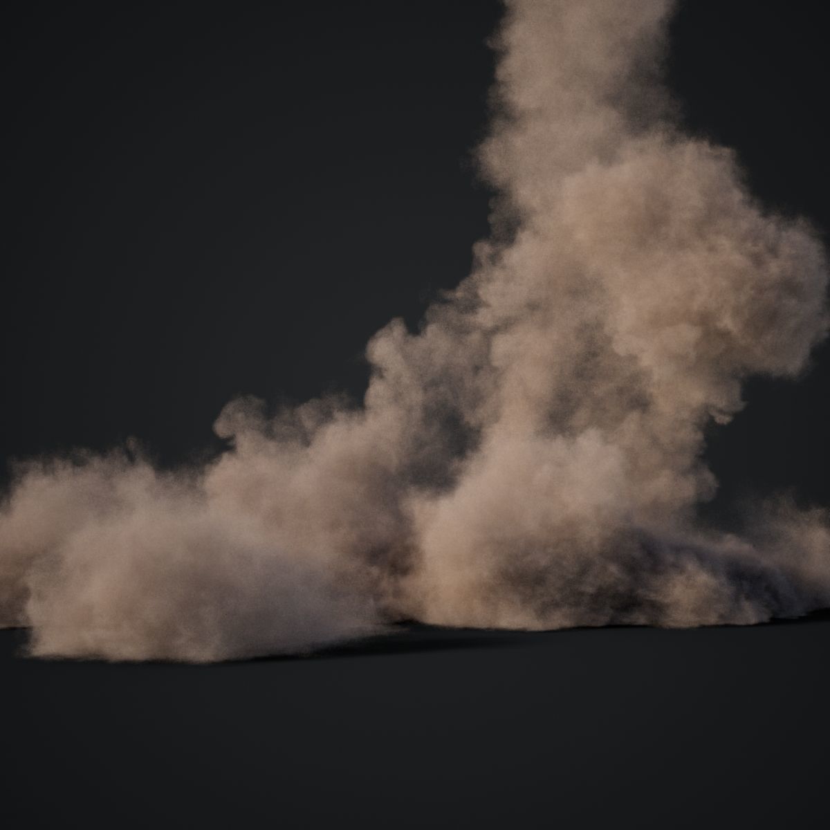 VDB Animated Dust Explosion 8 3D model_8