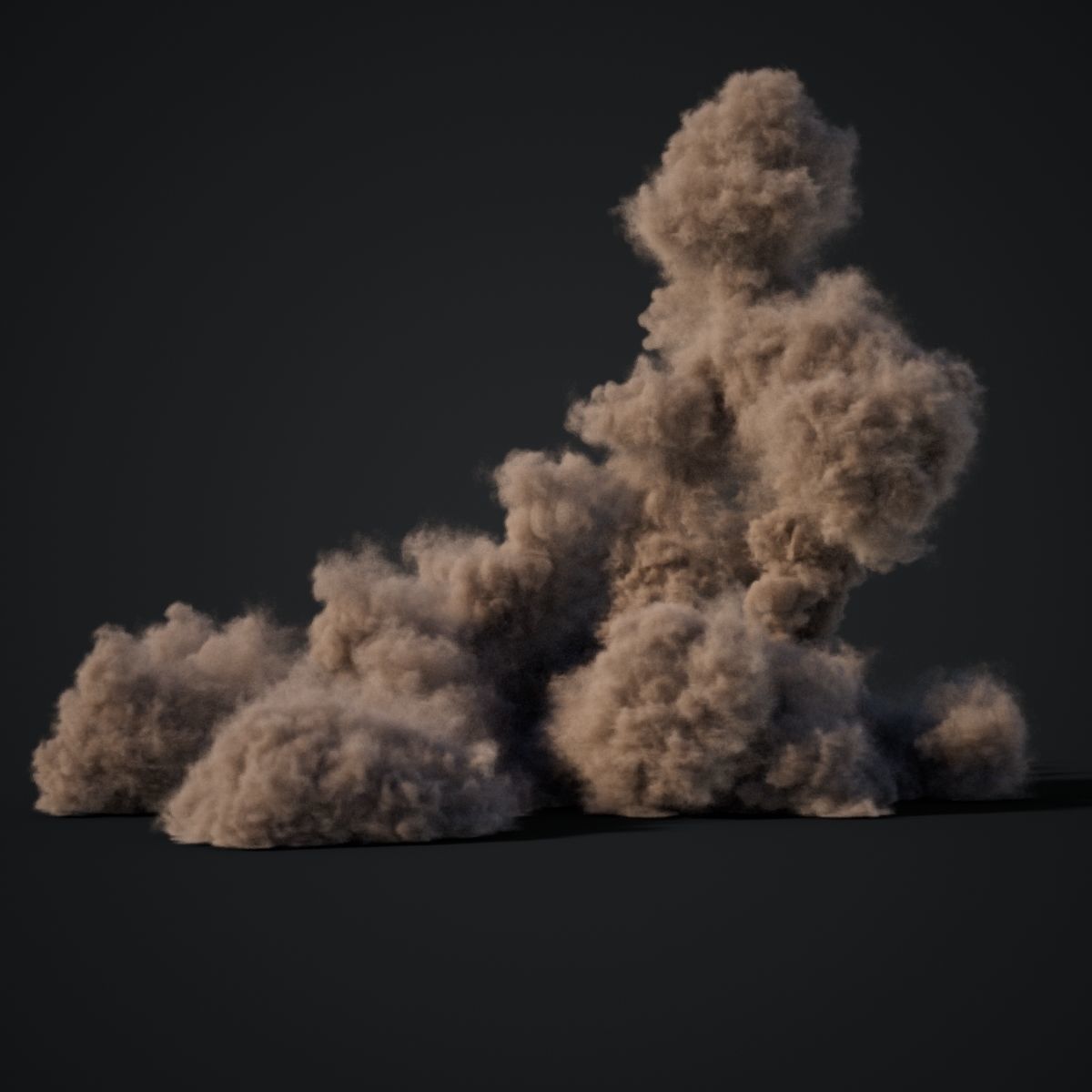 VDB Animated Dust Explosion 8 3D model_6
