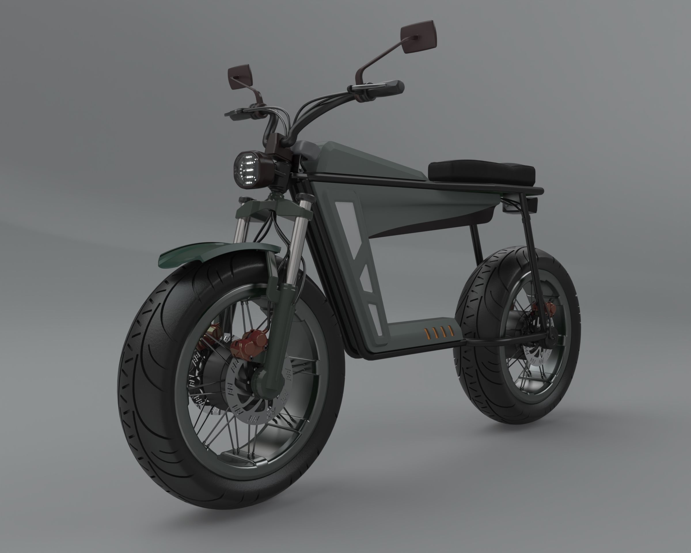 Electric Motorcycle 3D model_29