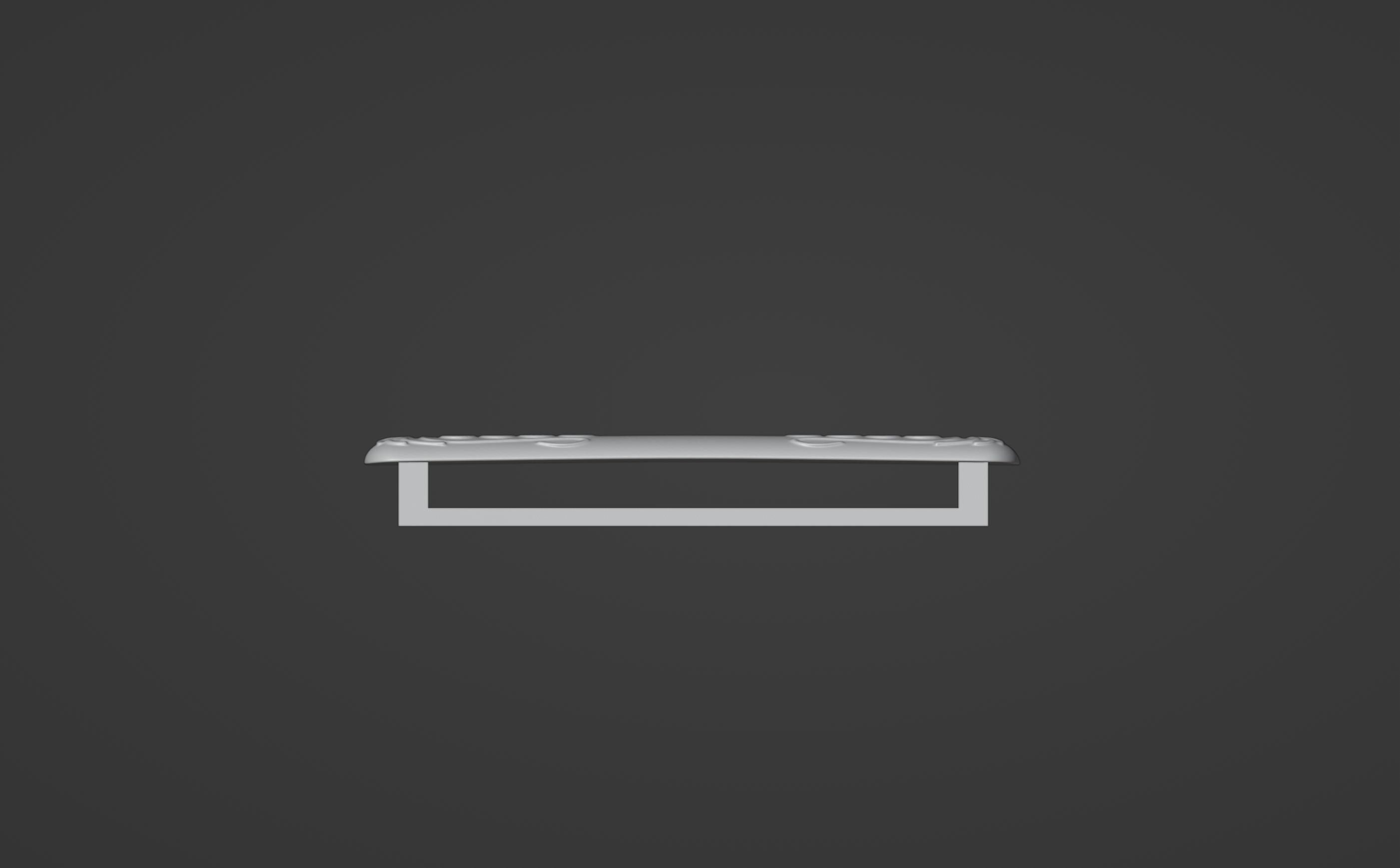 Santa Clause Belt Buckle 3D print model_6