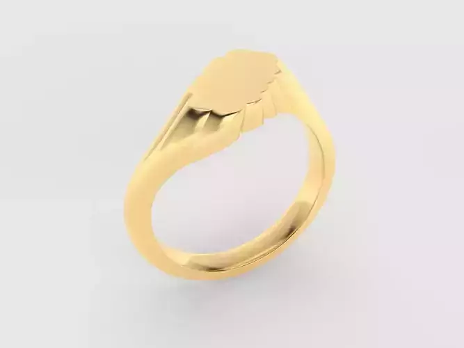 ladies bloom signet ring size 6