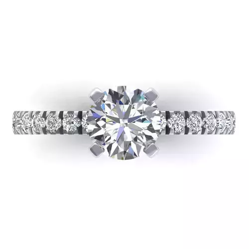 Solitaire Diamond Women Ring R34