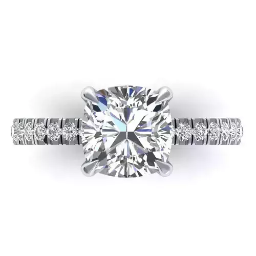 Solitaire Diamond Engagement Ring R37
