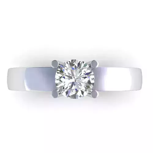 Women Solitaire Diamond Wedding Ring R16