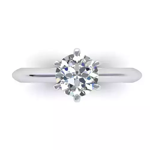 Solitaire Diamond Engagement Ring R28