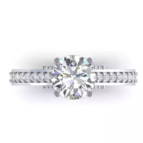 Solitaire Women Diamond Ring R19