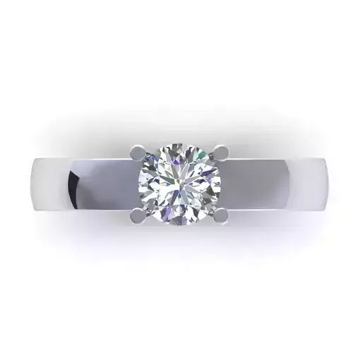 Solitaire Women Diamond Ring R2