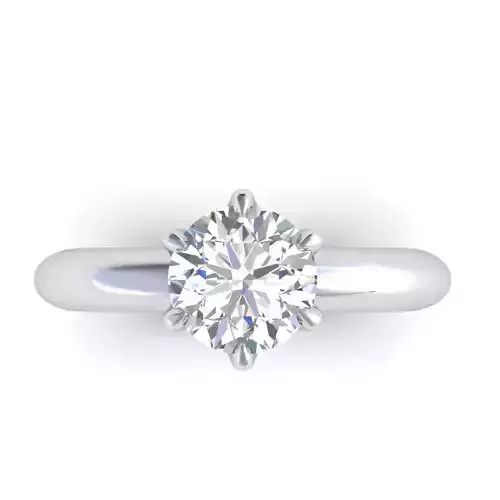 Solitaire Wedding diamond Ring R14