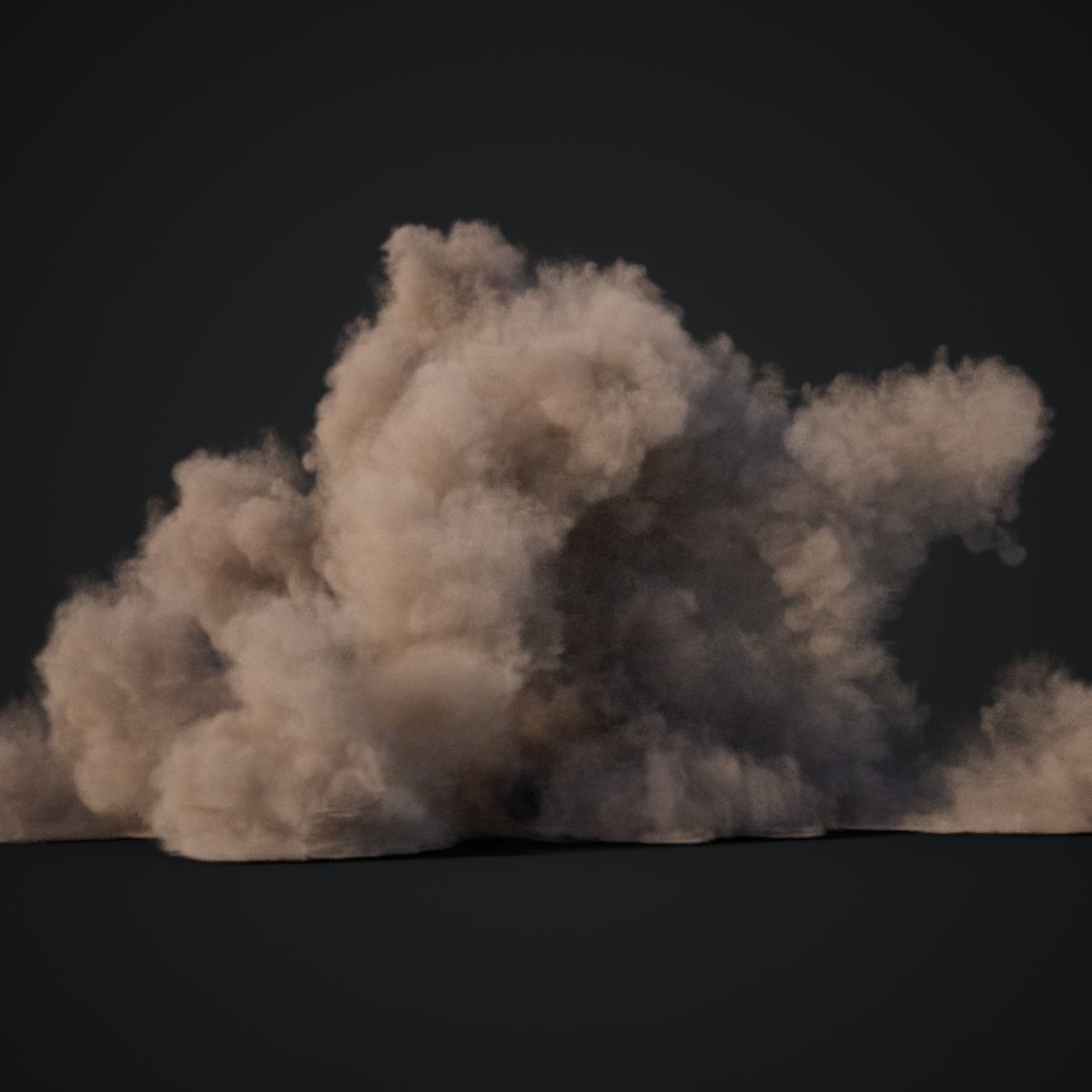 VDB Animated Dust Explosion 6 3D model_14
