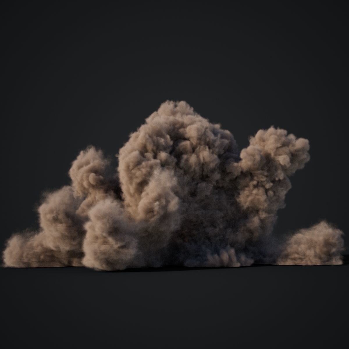 VDB Animated Dust Explosion 6 3D model_12