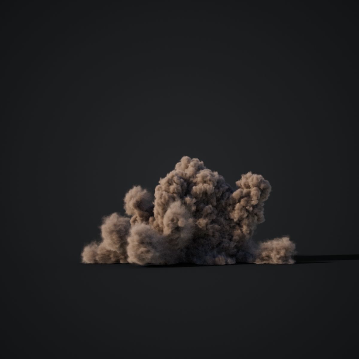 VDB Animated Dust Explosion 6 3D model_4