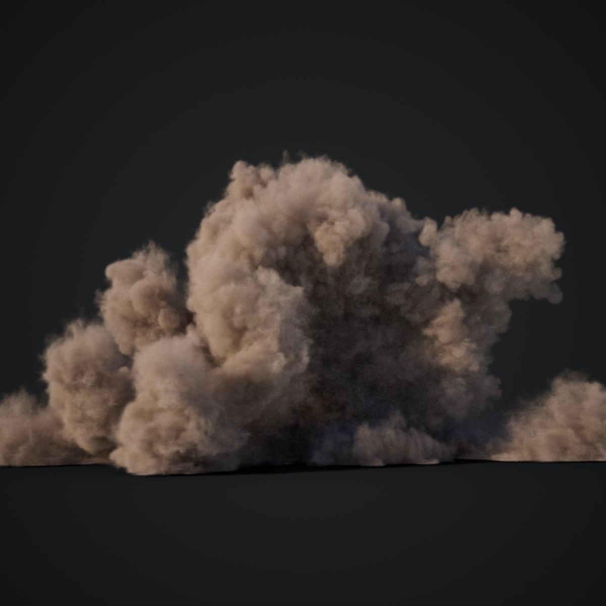 VDB Animated Dust Explosion 6 3D model_13