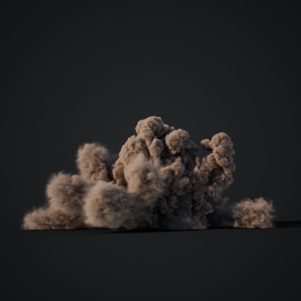 VDB Animated Dust Explosion 6 3D model_11