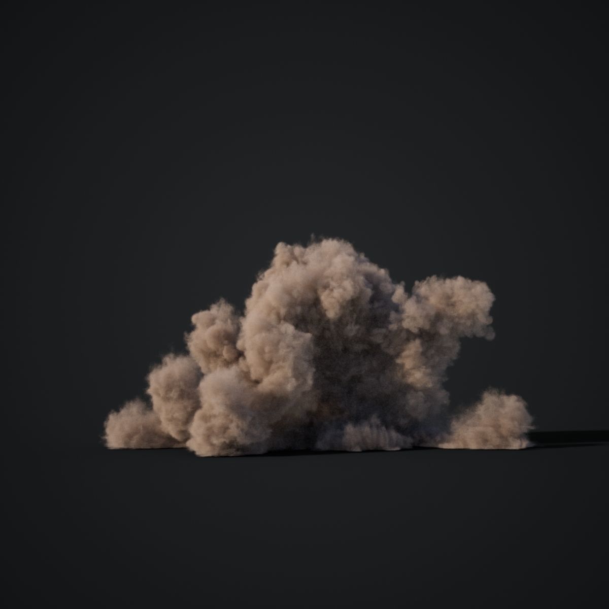VDB Animated Dust Explosion 6 3D model_6