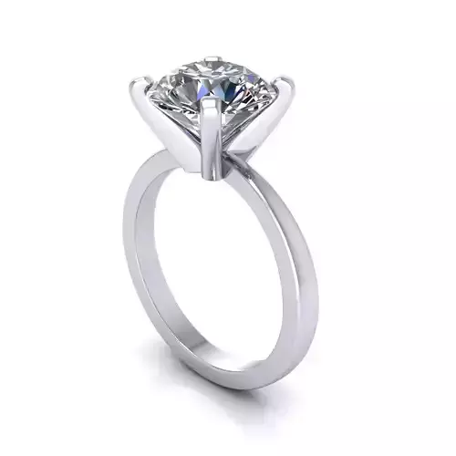 Solitaire Diamond Wedding Ring R17