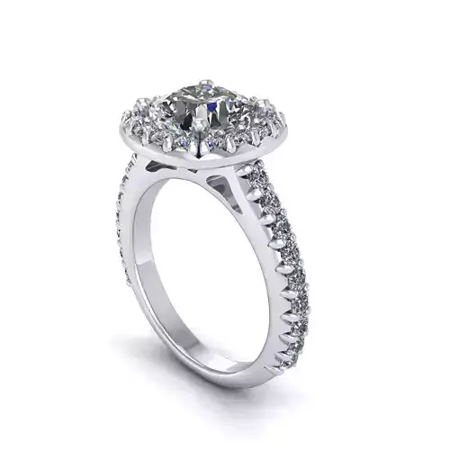 Side-stone Diamond Ring R2