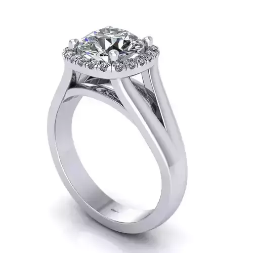 Women Side Stone Wedding Ring