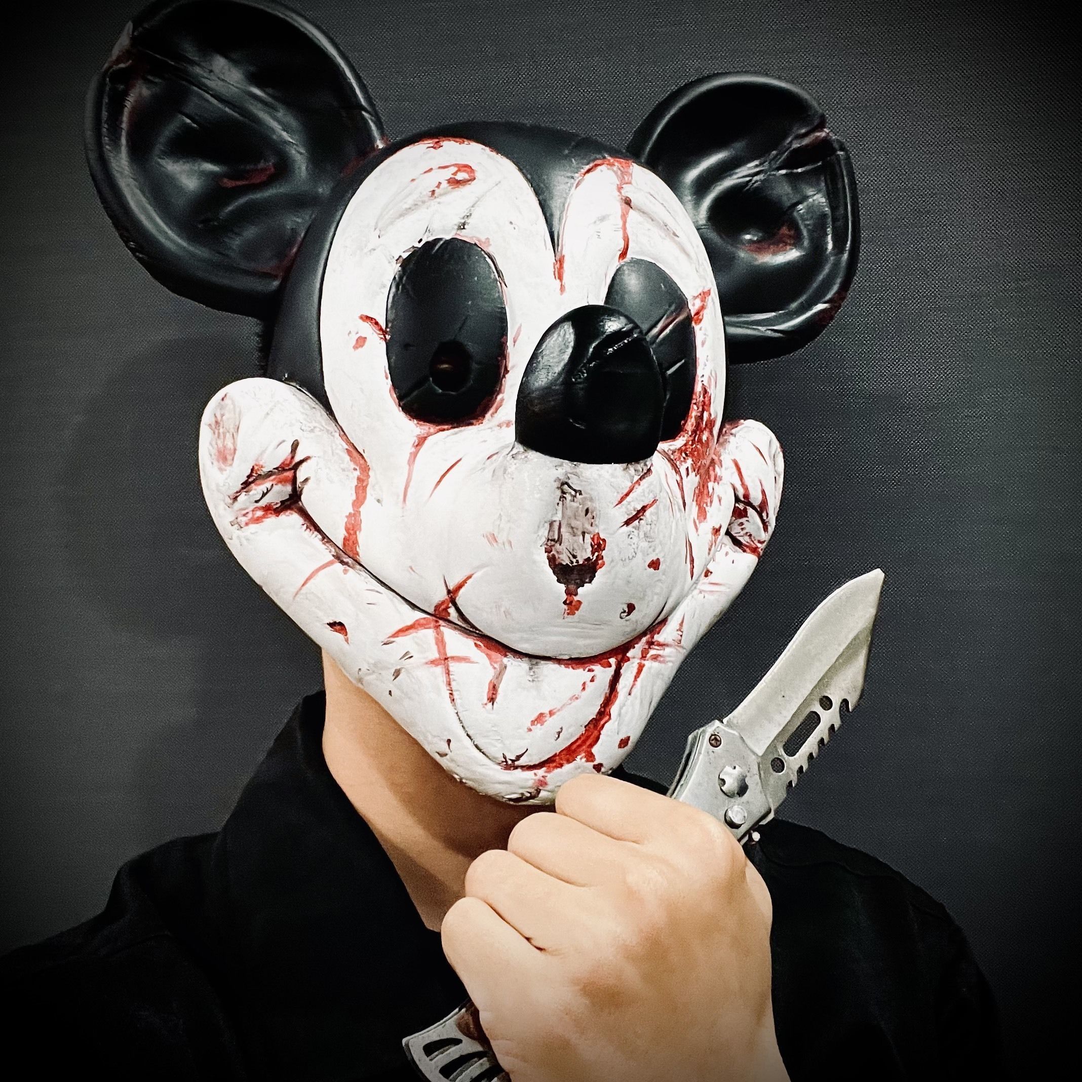 Mickey Mouse Trap Mask - Halloween Cosplay 3D print model_2