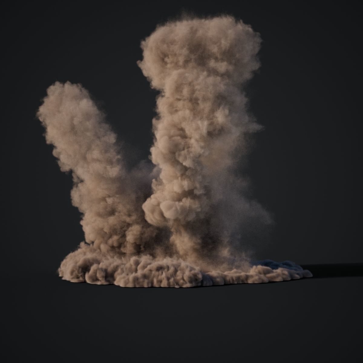 VDB Animated Dust Explosion 4 3D model_8