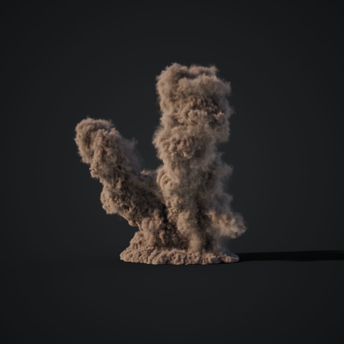 VDB Animated Dust Explosion 4 3D model_5
