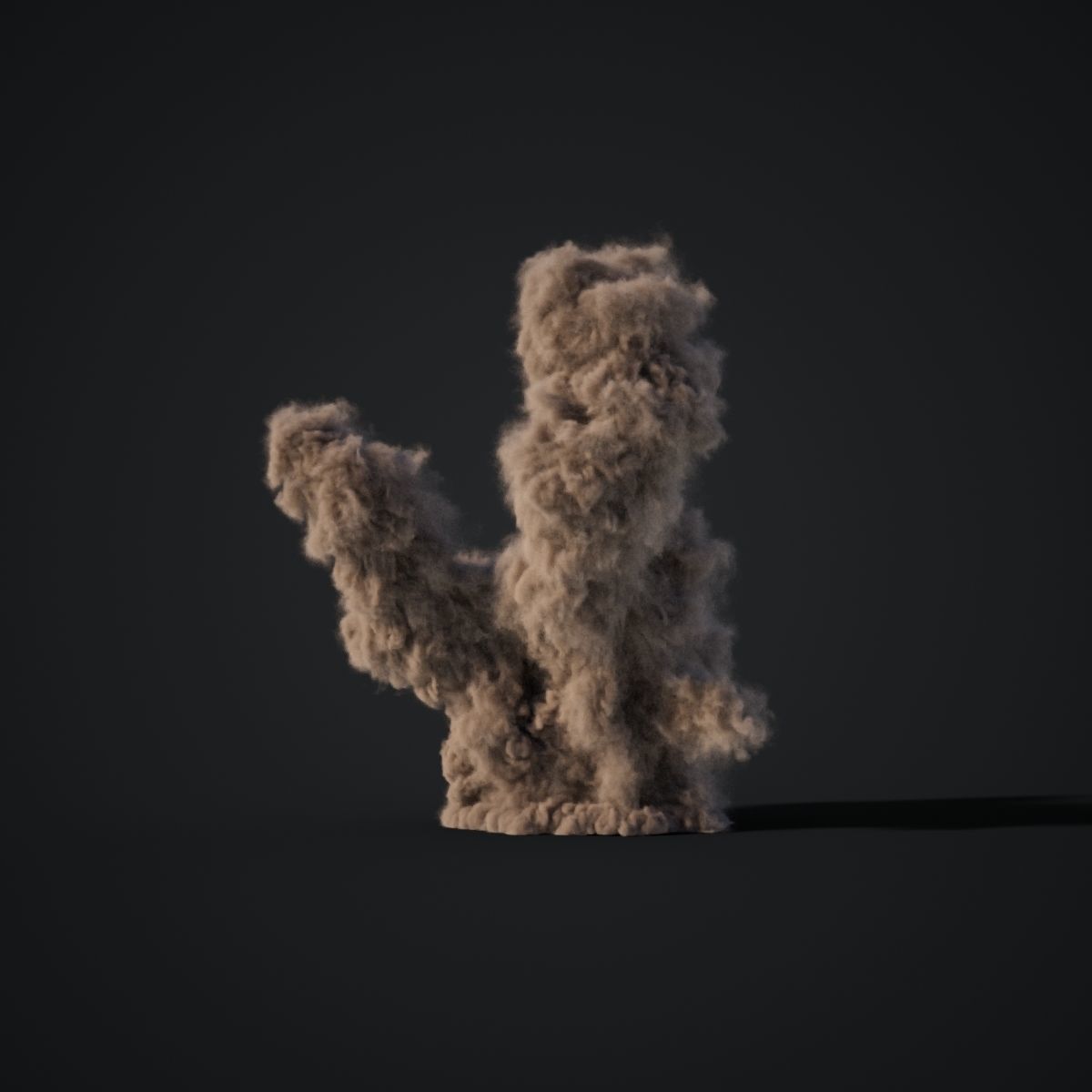 VDB Animated Dust Explosion 4 3D model_4