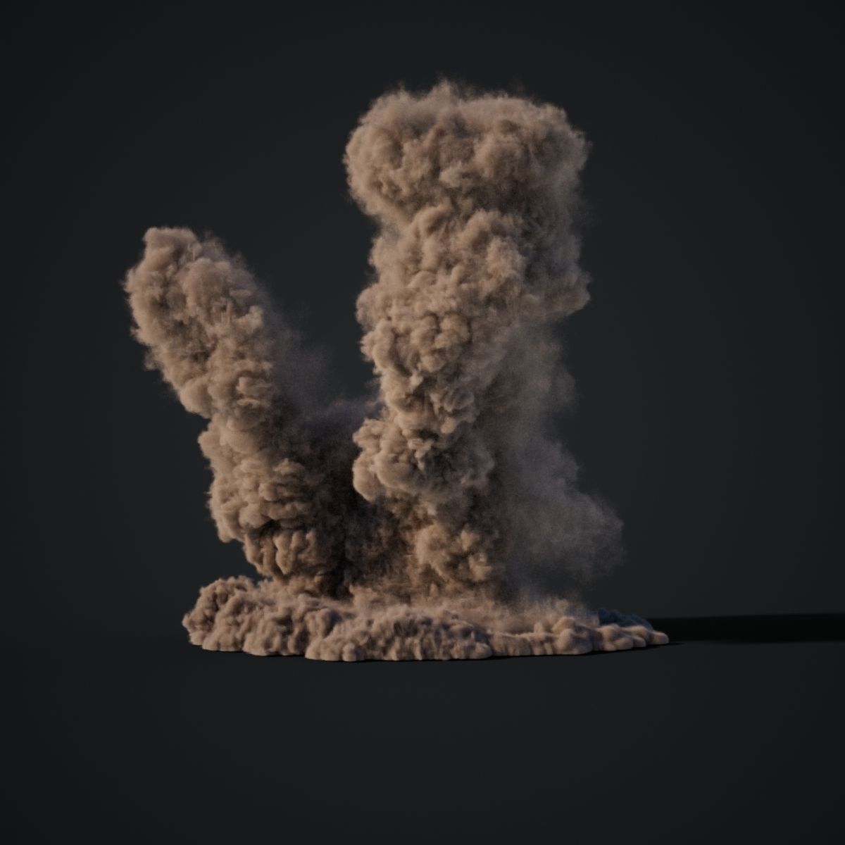 VDB Animated Dust Explosion 4 3D model_7