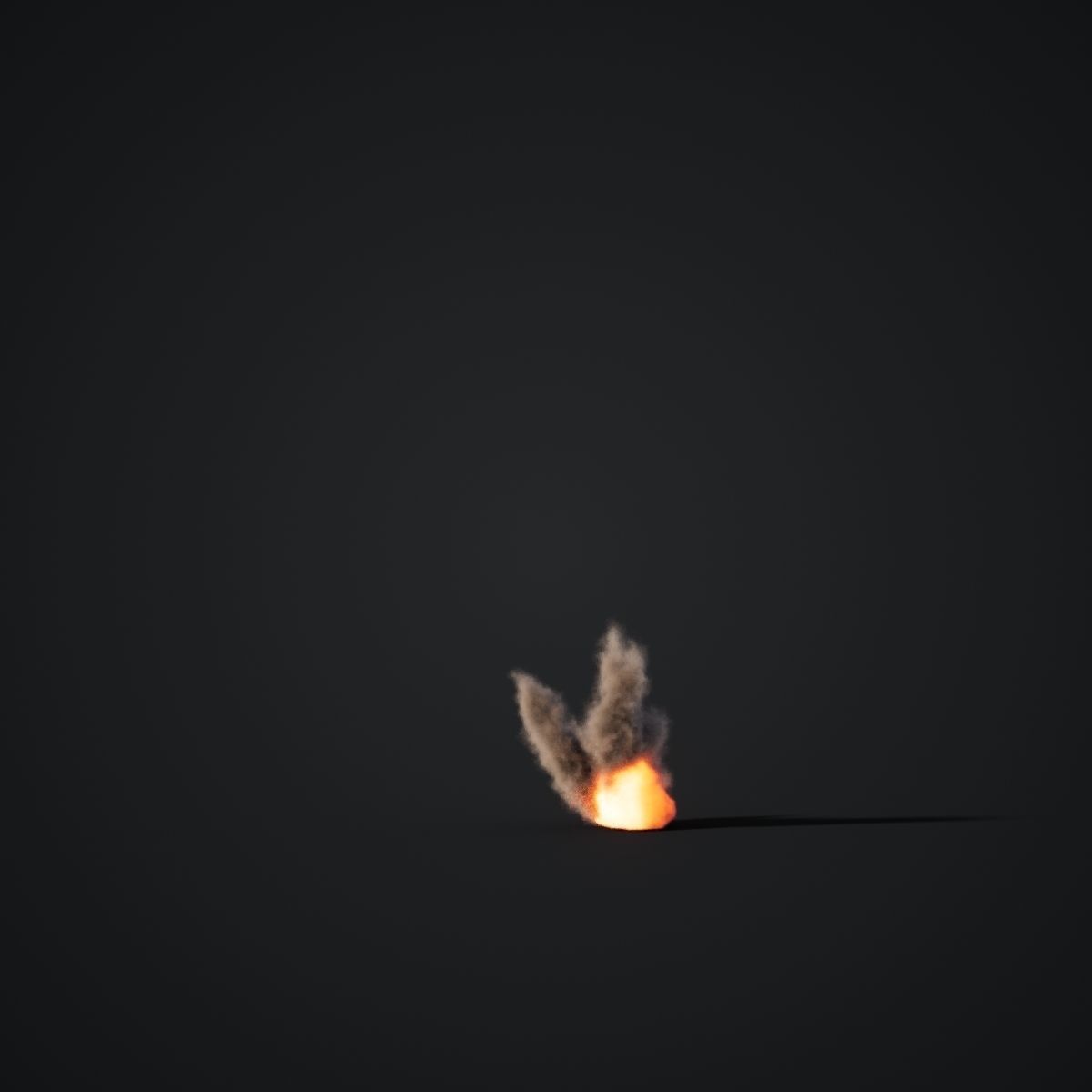 VDB Animated Dust Explosion 4 3D model_2