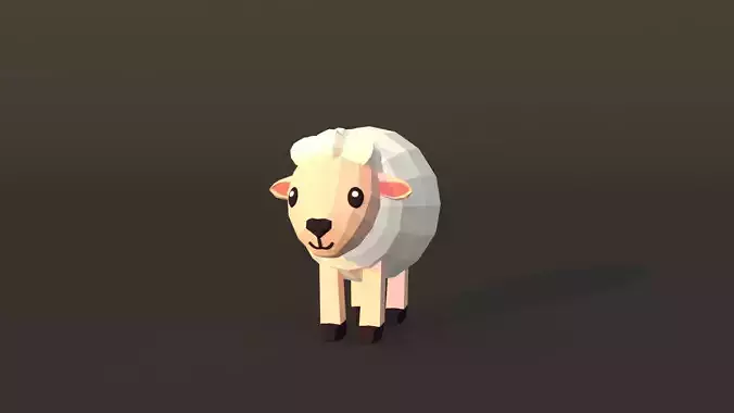 Character B093 Sheep Cute