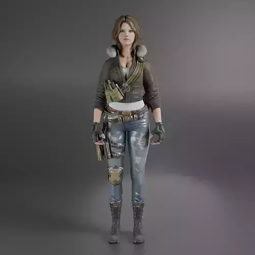 Game Ready Female Soldier