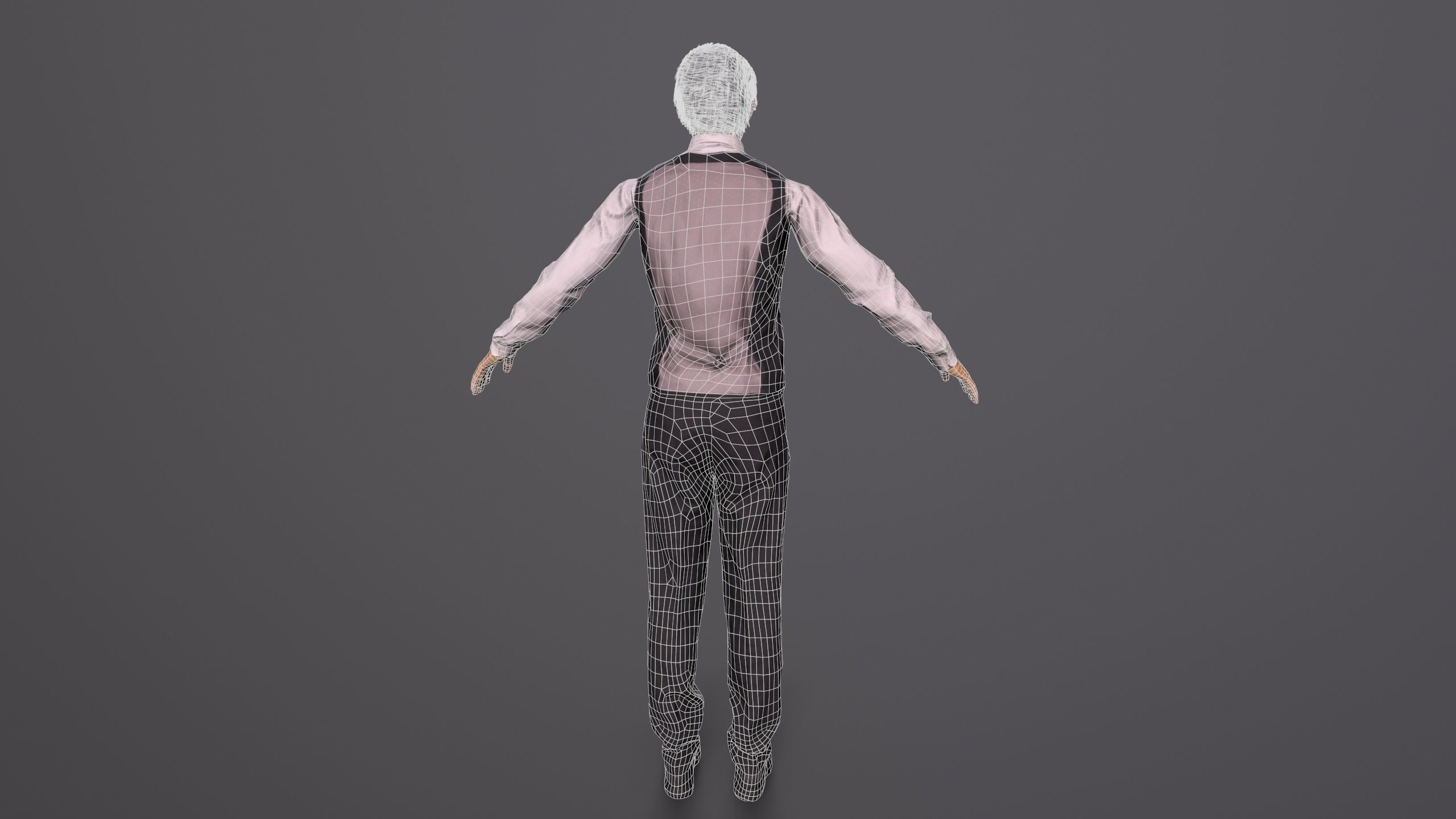 boss  avater Low-poly 3D model_6