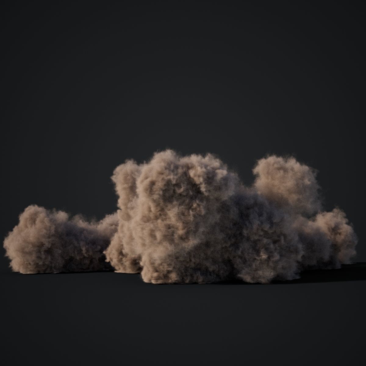 VDB Animated Dust Explosion 3 3D model_6