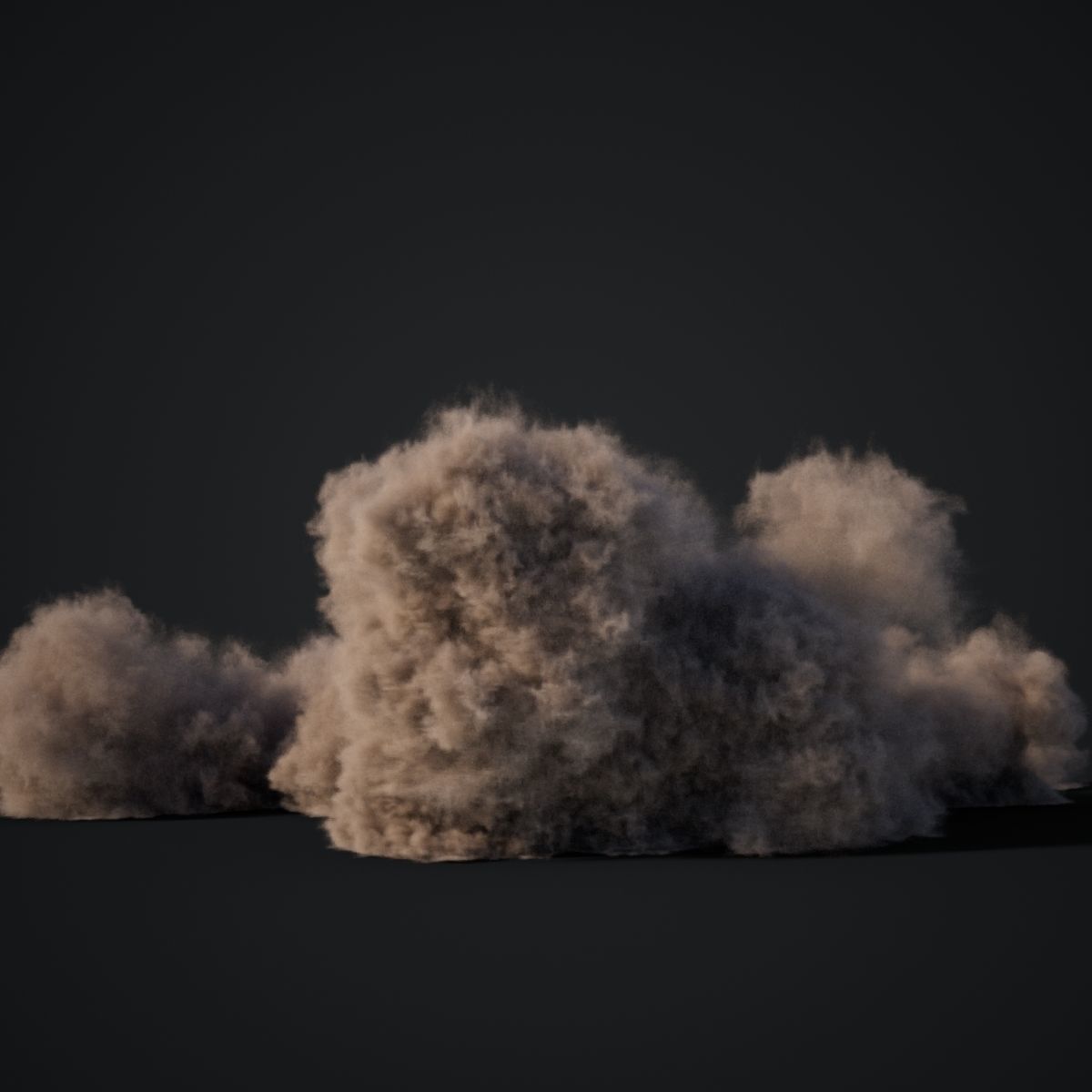 VDB Animated Dust Explosion 3 3D model_7
