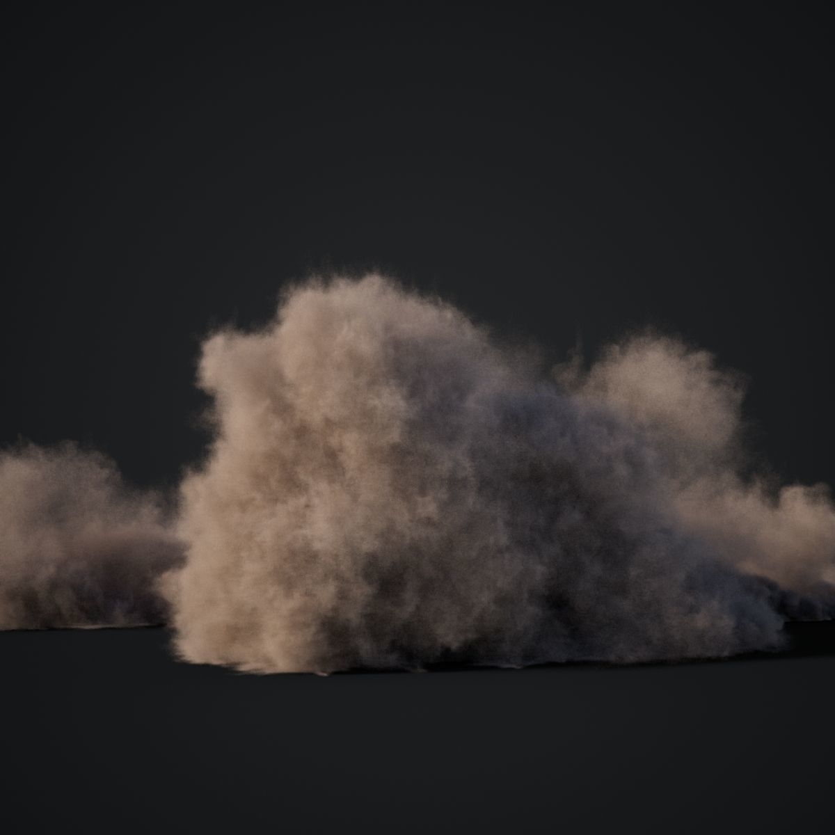 VDB Animated Dust Explosion 3 3D model_8