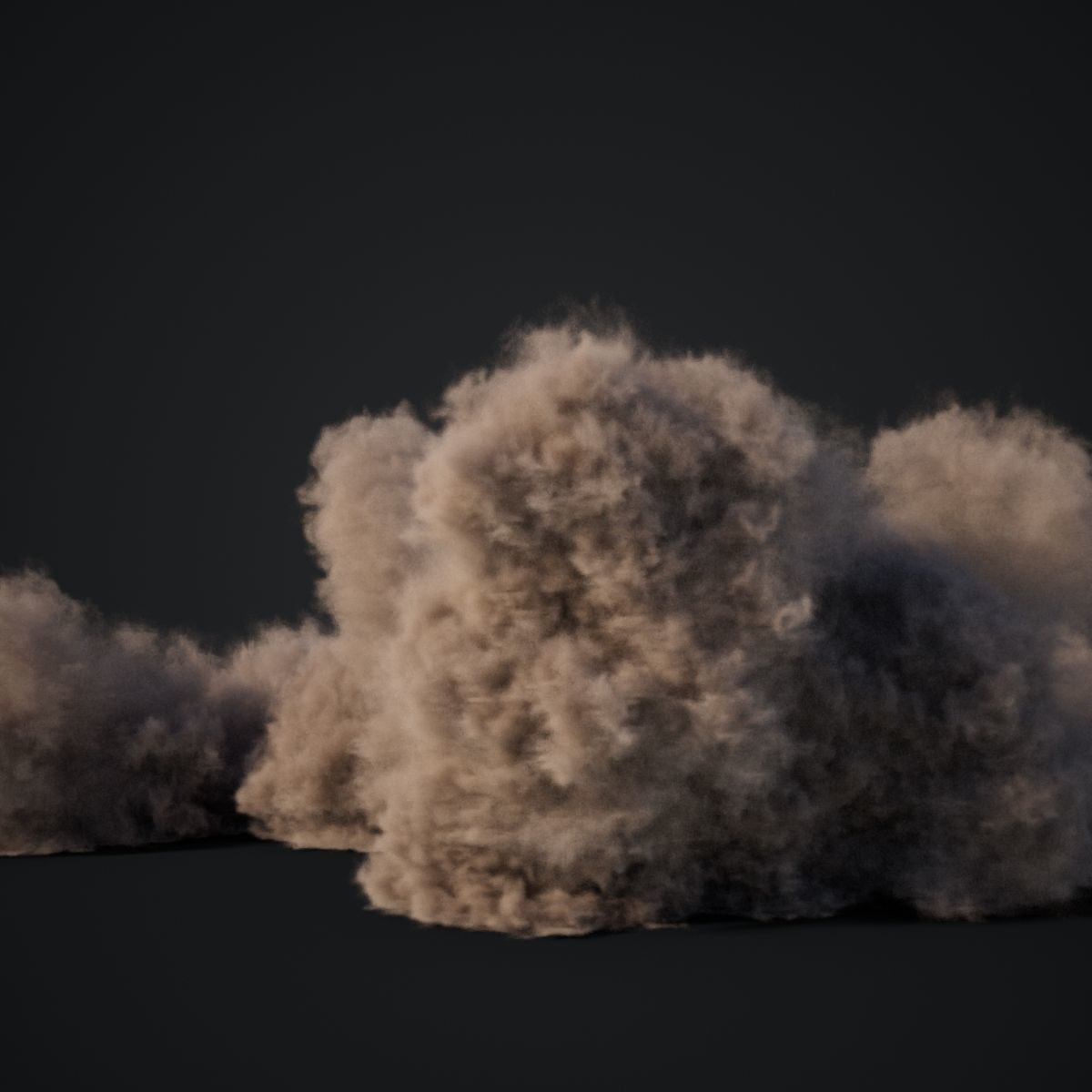 VDB Animated Dust Explosion 3 3D model_14