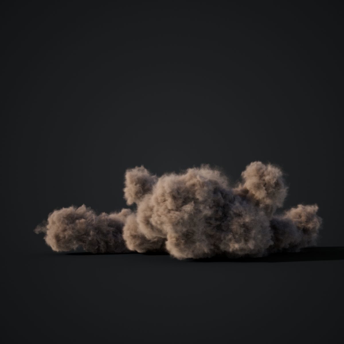 VDB Animated Dust Explosion 3 3D model_4