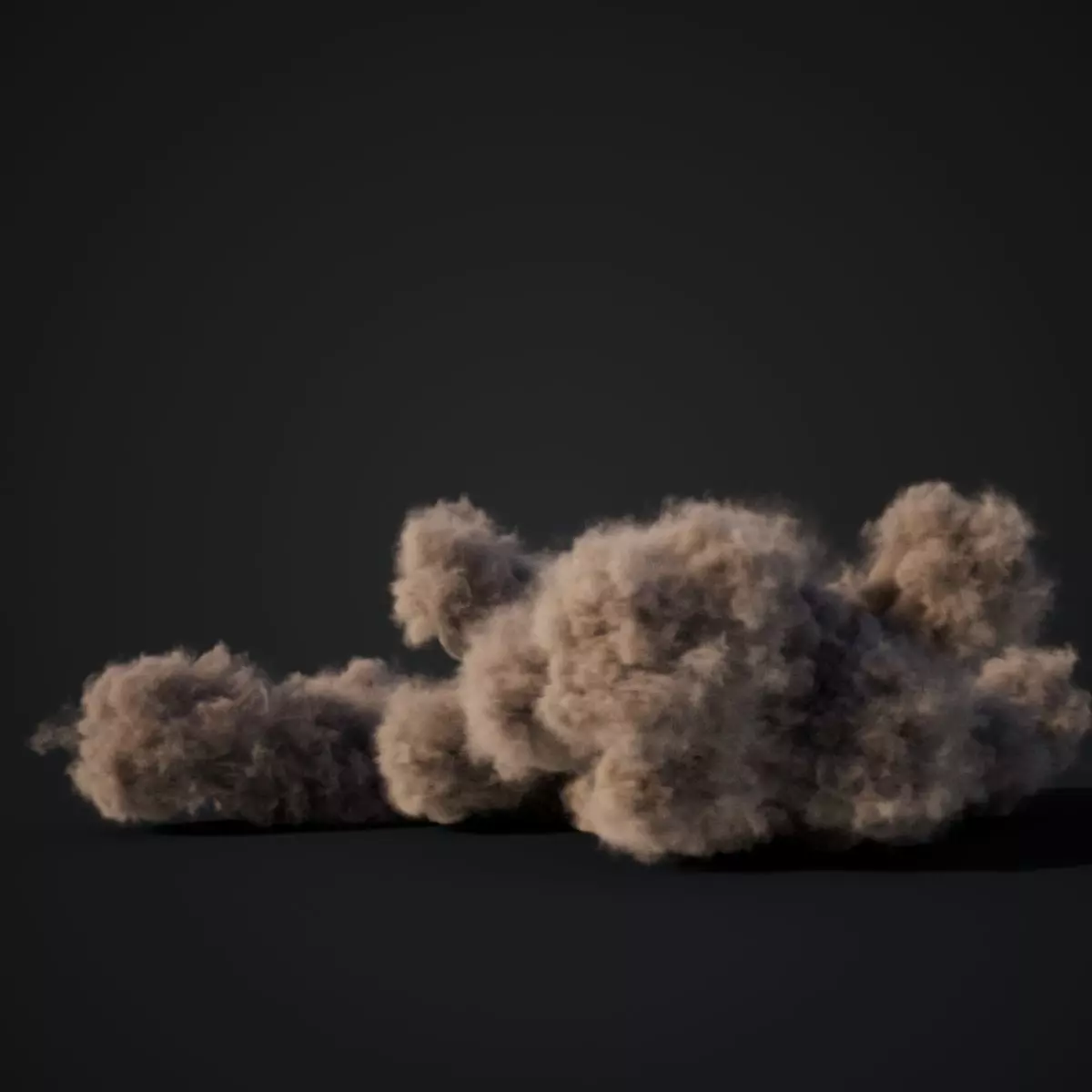 VDB Animated Dust Explosion 3 3D model_0